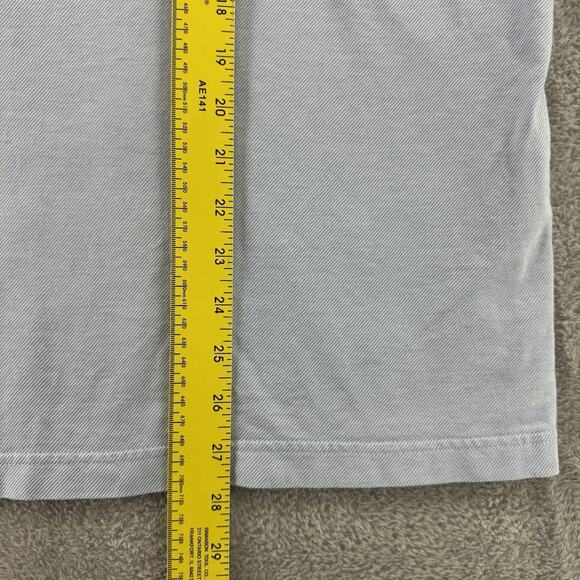 Bobby Jones Shirt Mens L Blue Cotton Polo 1/4 Button Preppy Short Sleeve Sport - Picture 9 of 10